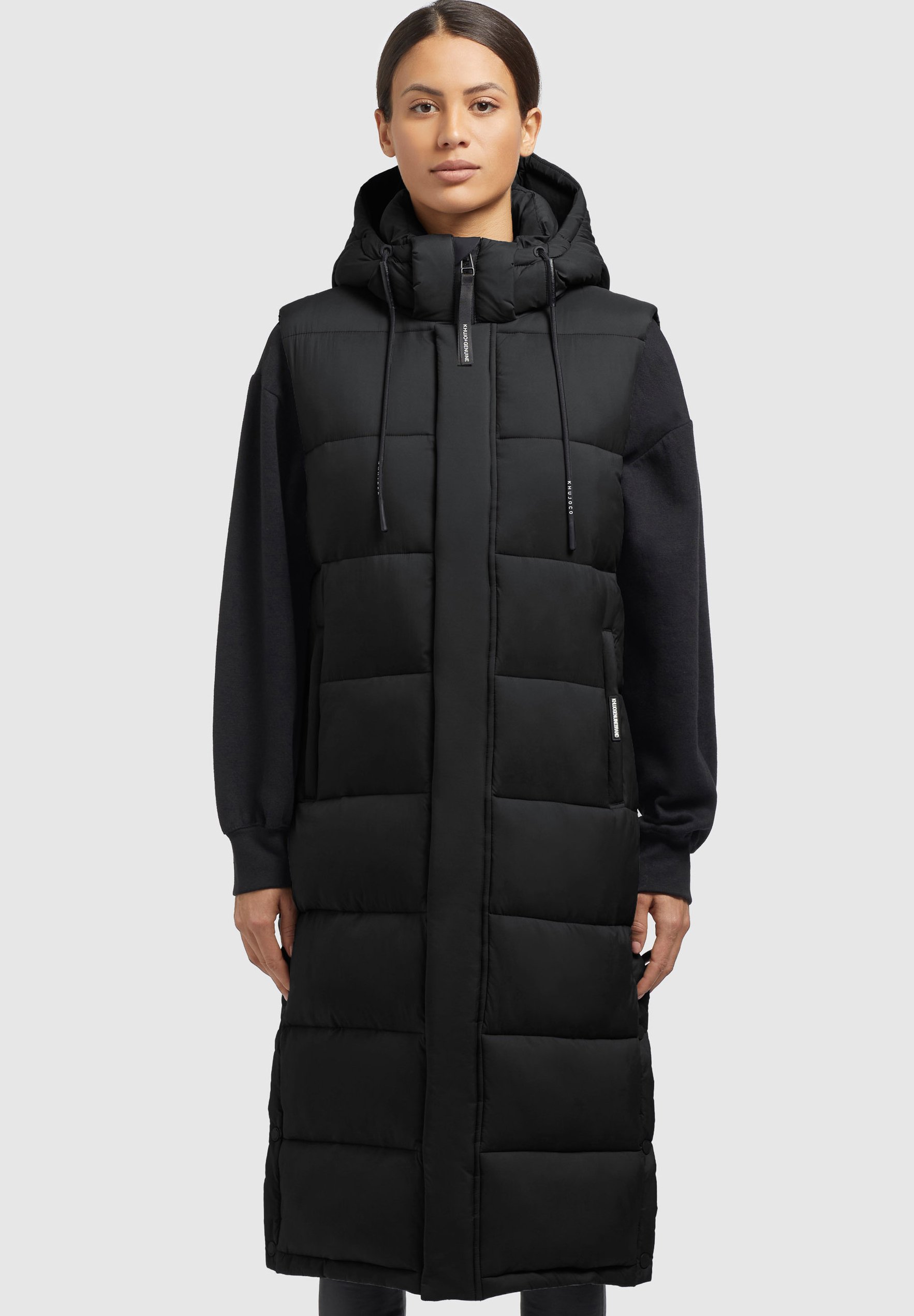 Khujo weste magenta schwarz Clearance